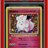 Evolutions 63 Clefairy Holo PSA 9