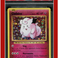 Evolutions 63 Clefairy Holo PSA 8