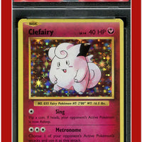 Evolutions 63 Clefairy Holo PSA 8