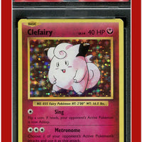 Evolutions 63 Clefairy Holo PSA 9