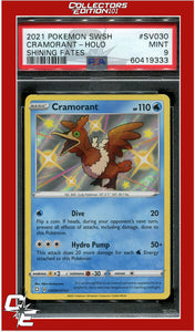 Shining Fates SV030 Cramorant Holo PSA 9