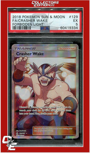 Forbidden Light 129 Full Art Crasher Wake PSA 5