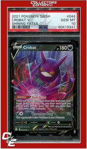 Shining Fates 044 Crobat V PSA 10