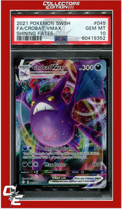 Shining Fates 045 Full Art Crobat VMAX PSA 10