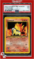 Neo Genesis 1st Edition 56 Cyndaquil PSA 7
