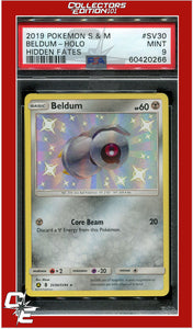 Hidden Fates SV30 Beldum Holo PSA 9