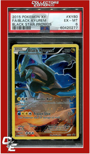 XY Black Star Promo XY80 Full Art Black Kyurem PSA 6