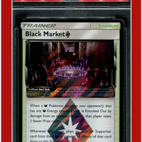 Team Up 134 Black Market Holo PSA 9