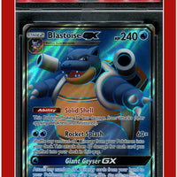 SM Black Star Promo SM189 Full Art Blastoise GX PSA 6