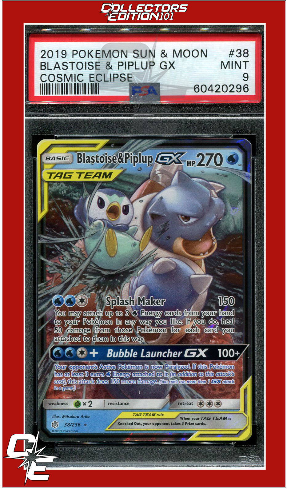 Pokemon Blastoise & deals Piplup GX