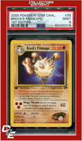 Gym Challenge 35 Brock's Primeape 1st Edition PSA 9
