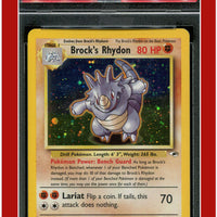 Gym Heroes 2 Brock's Rhydon Holo PSA 6