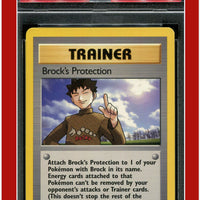 Gym Challenge 101 Brock's Protection 1st Edition PSA 9