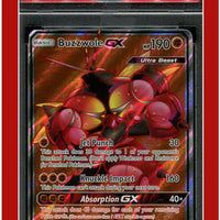 Crimson Invasion 104 Full Art Buzzwole GX PSA 9