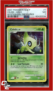 Mysterious Treasures 7 Celebi Holo PSA 7