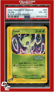 Black Star Promo 50 Celebi PSA 4