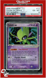 POP Series 2 Celebi EX 17 Holo PSA 6