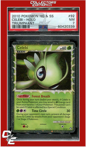 Triumphant 92 Celebi Holo PSA 7