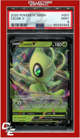 Sword & Shield 001 Celebi V PSA 9
