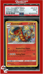 Shining Fates SV019 Centiskorch Holo PSA 9