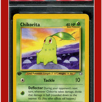 Neo Genesis 1st Edition 53 Chikorita PSA 7