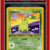 Neo Genesis 1st Edition 53 Chikorita PSA 8