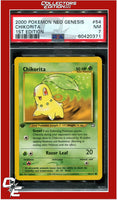 Neo Genesis 1st Edition 54 Chikorita PSA 7
