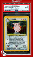 Jungle 1 Clefable Holo PSA 9
