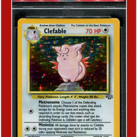 Jungle 1 Clefable Holo PSA 8