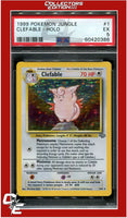 Jungle 1 Clefable Holo PSA 5
