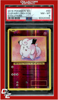 Evolutions 63 Clefairy Reverse Foil PSA 8
