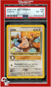 Neo Genesis 20 Cleffa PSA 6