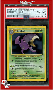 Neo Revelation 4 Crobat Holo PSA 8