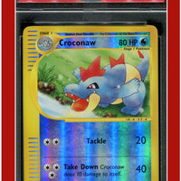 Expedition 74 Croconaw Reverse Foil PSA 6