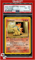 Neo Genesis 1st Edition 57 Cyndaquil PSA 8
