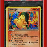 EX Unseen Forces 54 Cyndaquil Reverse Foil PSA 9