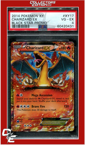 XY Black Star Promo XY17 Charizard EX PSA 4