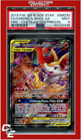 SM Black Star Promo SM230 Full Art Charizard & Braixen GX PSA 9
