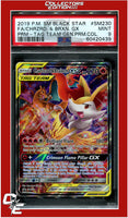 SM Black Star Promo SM230 Full Art Charizard & Braixen GX PSA 9
