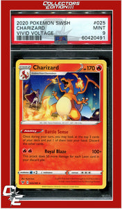 Vivid Voltage 025 Charizard PSA 9