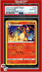 Vivid Voltage 025 Charizard PSA 10