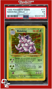 Base Set 11 Nidoking Holo PSA 5