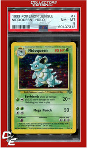 Jungle 7 Nidoqueen Holo PSA 8