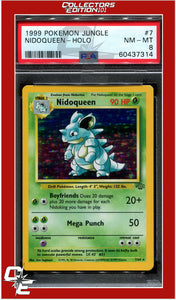 Jungle 7 Nidoqueen Holo PSA 8