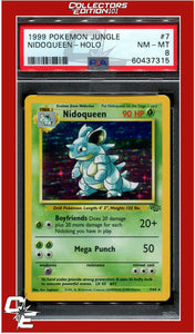 Jungle 7 Nidoqueen Holo PSA 8