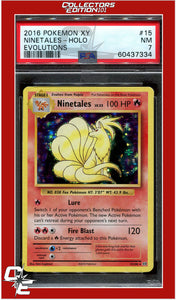 Evolutions 15 Ninetales Holo PSA 7