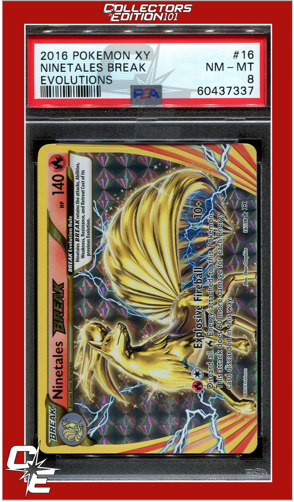 Evolutions 16 Ninetales Break PSA 8 Evolutions 16 Ninetales Break PSA 8