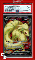 Rebel Clash 177 Full Art Ninetales V PSA 9
