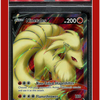 Rebel Clash 177 Full Art Ninetales V PSA 9