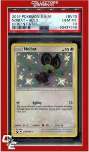 Hidden Fates SV43 Noibat Holo PSA 10